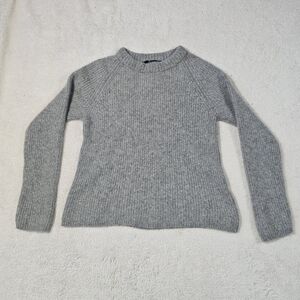 Quince Gray Crew Neck Sweater